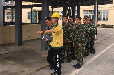 浙江格派基地開展實地消防演練